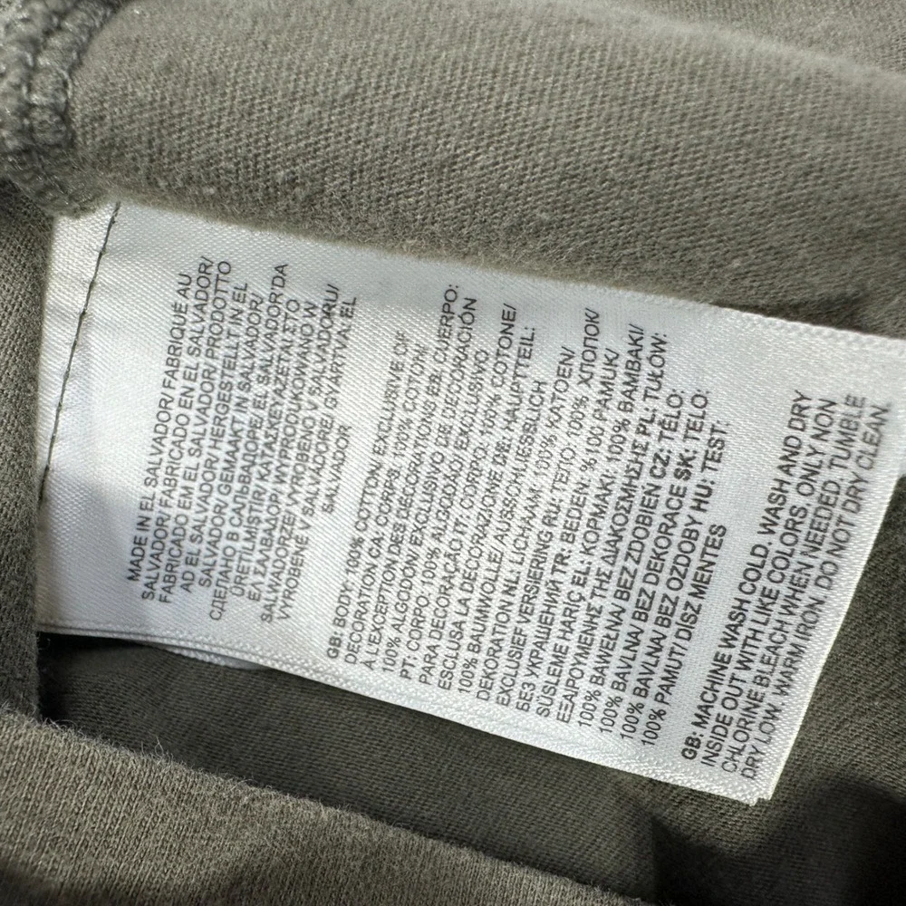 The North Face T Shirt Small Olive Green Logo Graphic Tee Gorpcore Outdoor Hike